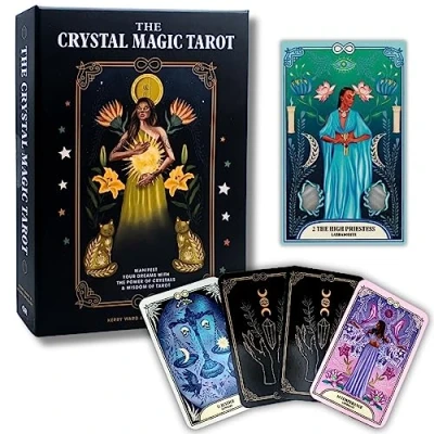 Abbildung von the Crystal Magic Tarot: Manifest Your Dreams With Power of Crystals &amp; Wisdom Tarot