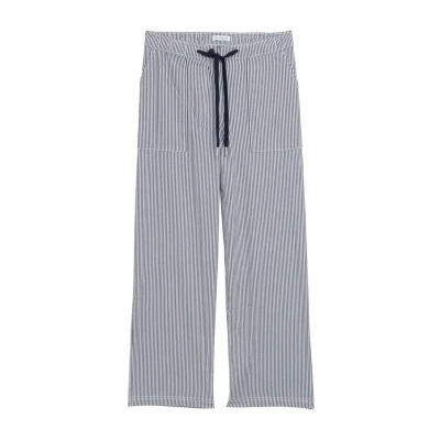 Abbildung von TOM Tailor seersucker Culotte MIT Kordelzug Stoffhose, Damen, Größe: 34x28, Navy stripe
