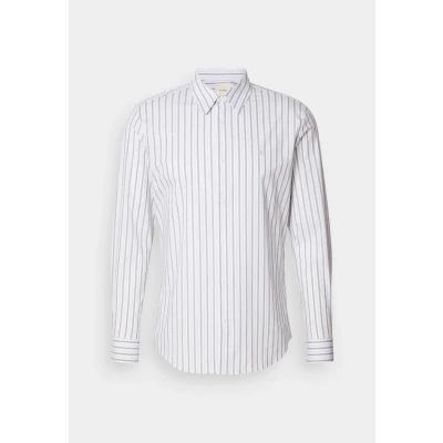Abbildung von Calvin Klein Multi Stripe Stretch SLIM Hemd, Herren, Größe: Medium, Gray marble