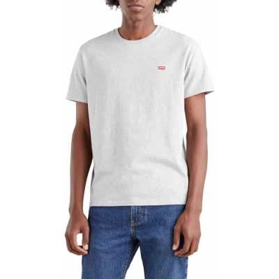 Abbildung von Levi&#039;s Original Housemark TEE Tshirt basic, Herren, Größe: XS, Light mist heather