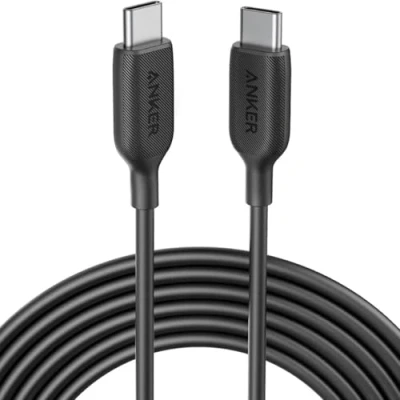 Abbildung von Anker PowerLine III USB C auf Kabel, blitzschnelles Ladekabel 60W, 300cm lang für iPhone 16/15 Serie, MacBook Pro/Air, iPad Galaxy S24, Pixel, Switch, LG und mehr