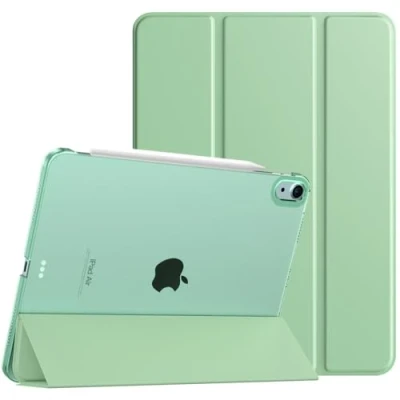 Abbildung von TiMOVO für iPad Air 11 Zoll Hülle M2 2024,iPad 6 Hülle,iPad 5/4. Generation (2022/2020), Schlank Schutzhülle mit Transparenter Rückseite, Auto Schlaf/Aufwach Case Grün