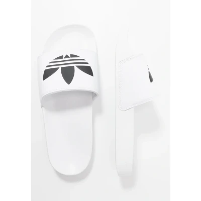 Abbildung von adidas Originals Adilette LITE Pantolette flach, Größe: 39, White Hochwertiges lederimitat