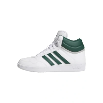 Abbildung von adidas Unisex Hoops 4.0 MID Shoes Schuhe, FTWR White/Collegiate Green/Grey Two