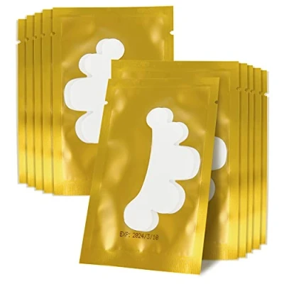 Abbildung von Lunamoon augenpads für Wimpernverlängerung Wimpernpads Wimpern Wimpernlifting Färben Augen Patches Pad 50 Paare (Flower Gold)