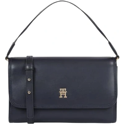 Abbildung von Tommy Hilfiger Monotype Shoulder Handtasche, Damen, Größe: One Size, Space blue