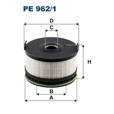 Abbildung von Kraftstofffilter FILTRON PE 962/1