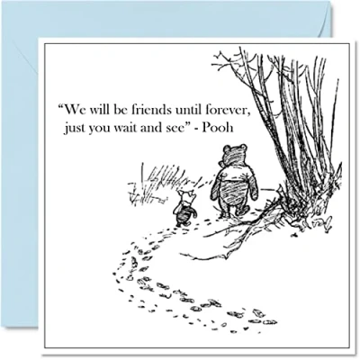 Abbildung von Stuff4 Winnie Puuh Geburtstagskarten für Männer und Frauen My Favourite Day süße Geburtstagskarte Mutter, Vater, Schwester, Bruder, Tochter, Onkel, Tante, Oma, Großvater, 145 mm x