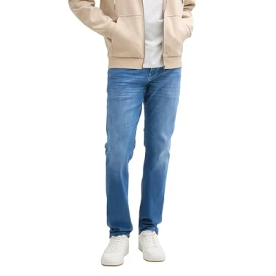 Abbildung von TOM Tailor denim Aedan Jeans Straight Leg, Herren, Größe: 32x32, Bright blue