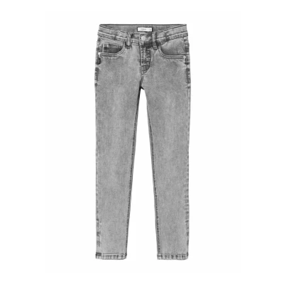 Abbildung von Name it Jeans Straight Leg für Kinder, Größe: 92, Light grey denim