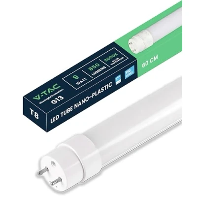 Abbildung von V TAC LED Röhre 60 CM T8 G13 Fassung 7.5W 850 Lumen Samsung Chip Röhren für Decke, Wand, Garage, Geschäft Ersatz Neonröhren Licht 3000K Warmweiß