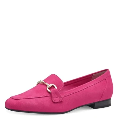 Abbildung von Marco Tozzi Slipper, Damen, Größe: 38, Pink Textil