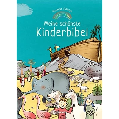 Abbildung von Meine schönste Kinderbibel: Bibelgeschichten mit vielen Bildern für Kinder ab 4 Jahren Geschenk zu Taufe, Ostern oder Weihnachten