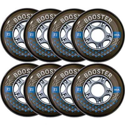 Abbildung von K2 Skates BOOSTER 76MM 80A 8 WHEEL PACK W ILQ 5 black 30F3006
