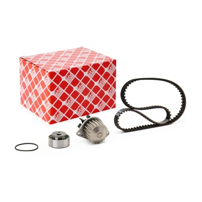 Abbildung von FEBI BILSTEIN 34635 Wasserpumpe + Zahnriemensatz mit 104 PEUGEOT: 206 Hatchback, 205 Convertible, Partner I Van, CITROËN: C15 Van