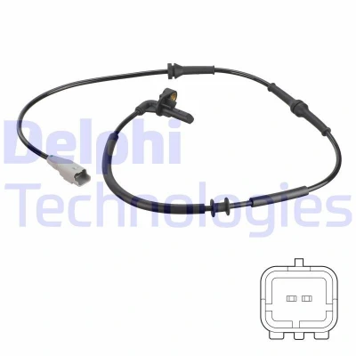 Abbildung von Sensor, Raddrehzahl DELPHI SS20761