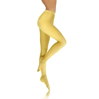 Abbildung von sesto senso Damen Strumpfhose Gelb Bunte 40 DEN Blickdicht Microfaser XL