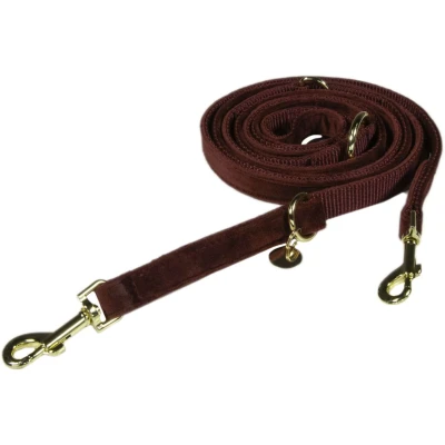 Abbildung von Kentucky Hundeleine Velvet Bordeaux 2m S