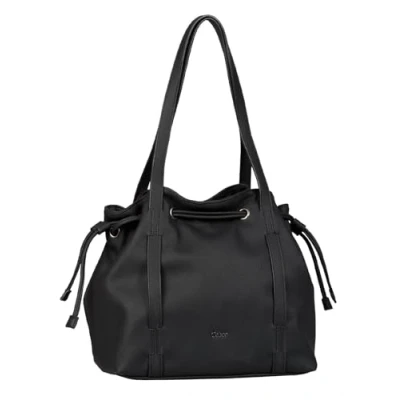 Abbildung von Gabor bags Malu Damen Shopper Umhängetasche Reißverschluss Mittelgroß Schwarz