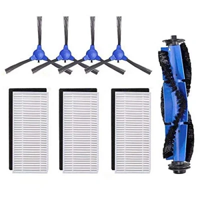 Abbildung von DingGreat Ersatzteile für Eufy RoboVac 11s 30 30C 15C Roboter Staubsauger Zubehör Kit Packung mit 1 Rollbürste 3 Filter Set 4 Seitenbürsten