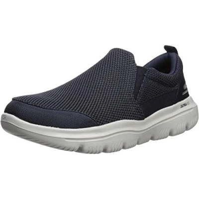 Abbildung von Skechers Herren Go Walk Evolution Ultra einwandfrei Sneaker, Marineblau/Grau, 44.5 EU
