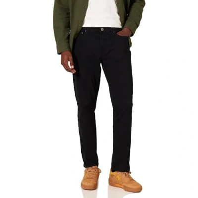 Abbildung von Amazon Essentials Herren 5 Pocket Stretch Twillhose, Sportlich Geschnitten (erhältlich in Big &amp; Tall), Schwarz, 32W / 29L