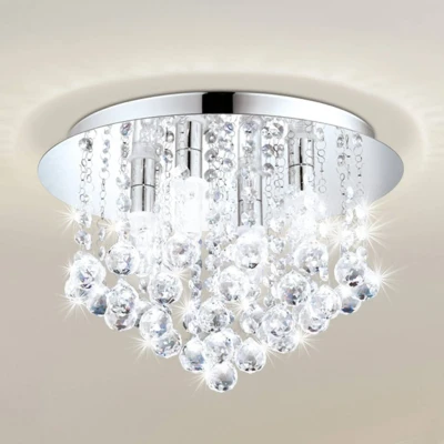 Abbildung von LED Deckenleuchte Almonte mit Behang, 50cm