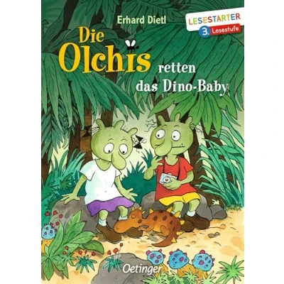 Abbildung von Die Olchis retten das Dino Baby: Lesestarter. 3. Lesestufe. Lustiges Kinderbuch zum Lesen lernen mit der beliebten Reihe für Erstleser ab 8 Jahren