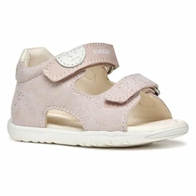 Abbildung von Geox Macchia GIR Trekkingsandale für Kinder, Größe: 19, Rose off white Schuhe