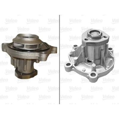 Abbildung von VALEO 506855 Wasserpumpe ohne Riemenscheibe mit Dichtungen Deckel SKODA: Fabia 2, I Hatchback, Rapid SEAT: Ibiza 3, 4