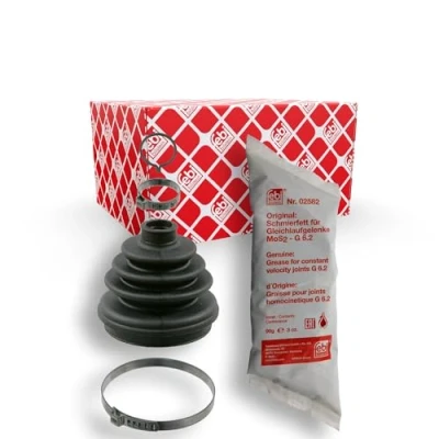 Abbildung von FEBI BILSTEIN 02581 Achsmanschette Vorderachse, radseitig Gummi OPEL: Astra F CC, Kadett E Ascona C Saloon
