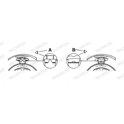 Abbildung von MONROE SP3534 Fahrwerksfeder MAZDA: 2 Hatchback