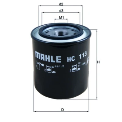 Abbildung von MAHLE ORIGINAL HC 113 Getriebeölfilter