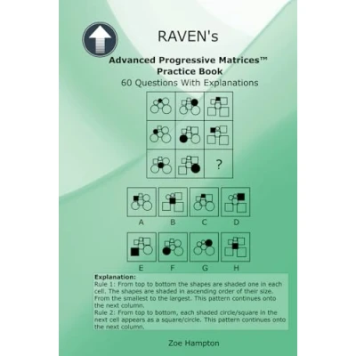 Abbildung von Raven&#039;s Advanced Progressive Matrices™ Practice Book: IQ Test (IQ Tests series, Band 8)