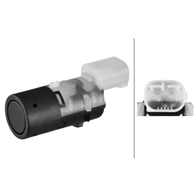 Abbildung von HELLA 6PX 358 270 411 Parksensoren hinten Ultraschallsensor BMW: 3 Touring, Saloon, Convertible