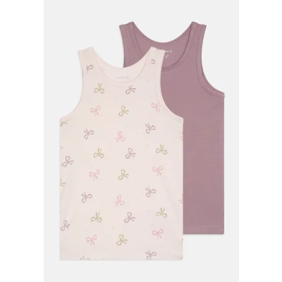 Abbildung von Name it Nmftank BOW 2 PACK Unterhemd/shirt für Kinder, Größe: 98, Barely pink