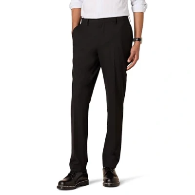 Abbildung von Amazon Essentials Herren Knitterarme Stretch Anzughose, Schmale Passform, Schwarz, 38W / 29L