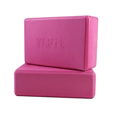 Abbildung von VLFit 2er Set Yoga Blöcke/Yogablock Wählen Sie Ihre Farbe und Größe (ROSA)