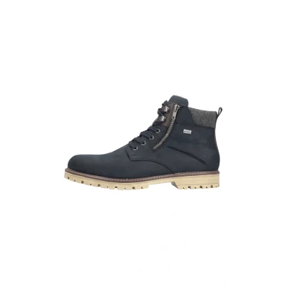 Abbildung von Rieker Herren F3610 Schnürstiefel, Blau, 42 EU