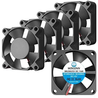 Abbildung von WINSINN 35mm Lüfter 5V Hydrauliklager bürstenlos 3510 35x10mm hohe Geschwindigkeit (5 Stück)
