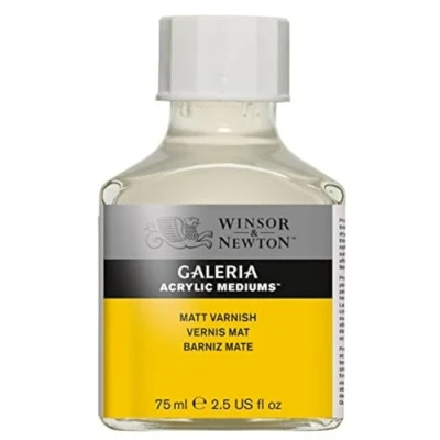 Abbildung von Winsor &amp; Newton 3022802 Galeria Matter Firnis, 75 ml Flasche, matte Schutzschicht auf Acrylbildern