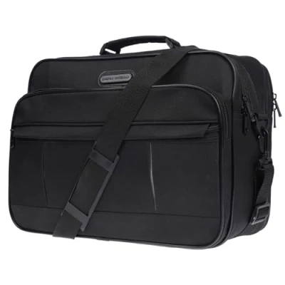 Abbildung von Christian Wippermann Flugbegleiter Umhängetasche Tasche Arbeitstasche Herrentasche Querformat oder Hochformat