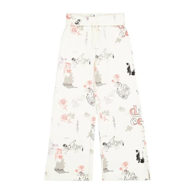 Abbildung von Champion WIDE LEG Emotional Dance Jogginghose für Kinder, Größe: 104/110, Offwhite
