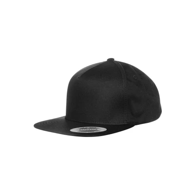 Abbildung von Flexfit Unisex Kasket klassisk 5 panel snapback M tze, Schwarz, Einheitsgröße EU