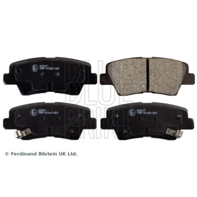 Abbildung von BLUE PRINT ADG042109 Bremsbelagsatz Hinterachse mit akustischer Verschleißwarnung HYUNDAI: Tucson, Sonata V, KIA: Opirus