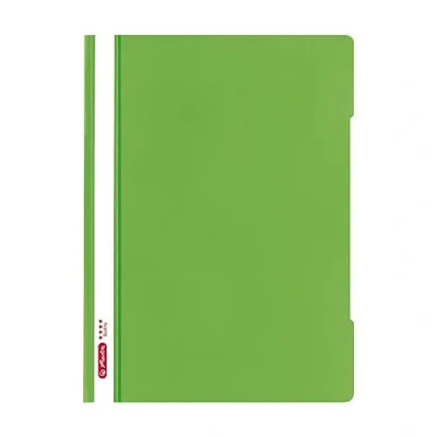 Abbildung von Herlitz Schnellhefter quality A4, Kunststoff, hellgrün, 10 Stück