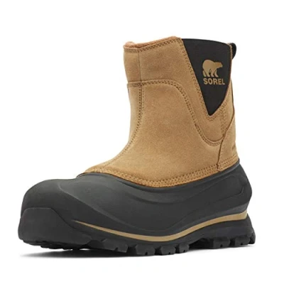 Abbildung von Sorel BUXTON PULL ON WATERPROOF Schneestiefel für Herren, Braun (Delta x Black), 43 EU
