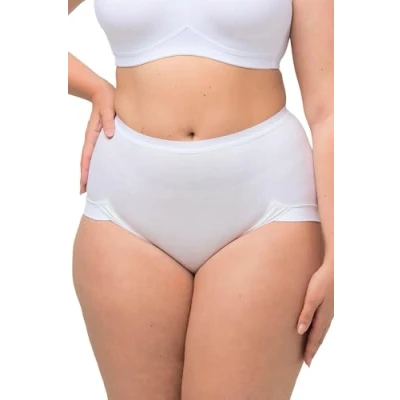 Abbildung von Ulla Popken Damen Büroslip Taillenslip, Weiß, 54 56 EU