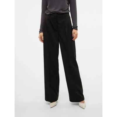 Abbildung von Vero Moda Vmnila Loose DAD PANT Stoffhose, Damen, Größe: 34x32, Black