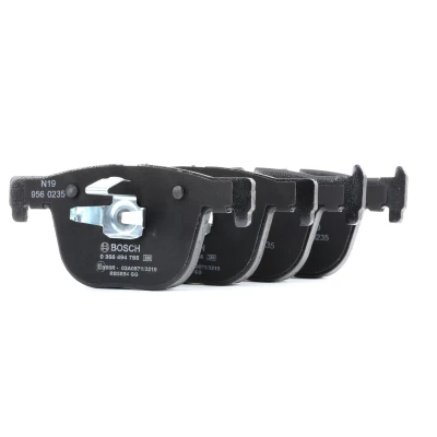 Abbildung von BOSCH 0 986 494 786 Bremsbelagsatz Low Metallic mit Kolbenclip, Anti Quietsch Blech BMW: 3 Saloon, 4 Gran Coupe, Touring
